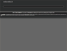 Tablet Screenshot of mikrotik.it