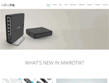 Tablet Screenshot of mikrotik.com